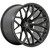 (Set of 4) Staggered-Asanti ABL-39 Mogul 20" 5x120 20mm Satin Black Wheels Rims AB039MX20855220-AB039MX20055220