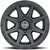Icon Alloys Rebound 17x8.5 6x5.5" +25mm Double Black Wheel Rim 17" Inch 1817859057DB