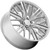 Performance Replicas Pr227 22x9.5 6x5.5" +18mm Silver Wheel Rim 22" Inch PR227SX22956118