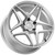 Kansei K15H Astro 18x9.5 5x4.5" +35mm Silver Wheel Rim 18" Inch K15H-189512+35