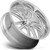 (Set of 4) Staggered-US Mags U131 Bullet 17x7,17x8 5x4.75" Chrome Wheels Rims U13117706140-U13117806145