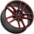 Konig Myth 18x8 5x100 +43mm Black/Red Wheel Rim 18" Inch MY8851043R