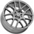 Vision 426 Cross 15x6.5 5x100/5x4.5" +38mm Gunmetal Wheel Rim 15" Inch 426H5618GM38