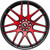 Spec-1 SP-65 20x8.5 5x100/5x4.5" +38mm Black/Red Wheel Rim 20" Inch SP-6520852338BMR