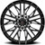 Defy D05 18x8 5x4.5" +38mm Black/Machined Wheel Rim 18" Inch D05880545+38BM