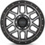 KMC KM544 Mesa 18x9 8x6.5" +18mm Black/Tint Wheel Rim 18" Inch KM54489080418