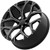 Eclipse Replicas 348 Snowflake 24x10 6x5.5 +30mm Black/Milled Wheel Rim 24 Inch REP348-24185BMW
