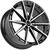 Strada SF70 Palo 20x9 5x4.5" +30mm Black/Machined Wheel Rim 20" Inch SF7009051430GBM
