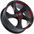 Strada SF69 Vino 22x9 5x115/5x120 +20mm Black/Red Wheel Rim 22" Inch SF6929051620GBMLR