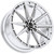 Strada SF70 Palo 22x9 5x4.5" +30mm Silver Wheel Rim 22" Inch SF7029051430SM