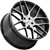 TSW TW002 Lasarthe 18x9.5 5x4.5" +40mm Black/Machined Wheel Rim 18" Inch TW002BD18951240