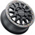 Raceline UTV Alpha Beadlock 15x6.5 6x5.5" +74mm Satin Black Wheel Rim 15" Inch A14BG-56560+74
