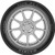 215/65R16 Multi-Mile Matrix Tour RS II 98T SL Black Wall Tire MTS55