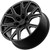 Replica PR199 Y-Spoke 22x9 6x5.5" +28mm Black/Milled Wheel Rim 22" Inch 199M-2295828