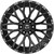 TIS 566BM 22x10 6x5.5" +10mm Black/Milled Wheel Rim 22" Inch 566BM-2208310