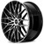 DRW D21 18x8 5x110/5x4.5" +38mm Black/Machined Wheel Rim 18" Inch D21-188010H1103873BMF