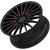 Ravetti M18 18x8 5x108/5x4.5" +38mm Black/Red Wheel Rim 18" Inch RAV-M18-8854BWR