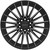 Ravetti M18 18x8 5x108/5x4.5" +38mm Black/Milled Wheel Rim 18" Inch RAV-M18-8854BMW