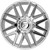 Fittipaldi Offroad FA14MC 20x10 8x180 -19mm Mirror Coat Wheel Rim 20" Inch FA14-20108180N19MC