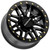 Raceline UTV A91B Ryno 15x10 4x137 +0mm Matte Black Wheel Rim 15" Inch A91B-51037-55