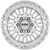 KMC KM554 Aztec 17x8.5 6x4.5" +0mm Silver Wheel Rim 17" Inch KM554SD17856400