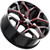 OE Revolution G-09 Snowflake 20x9 6x5.5" +27mm Black/Red Wheel Rim 20" Inch G09-2095027GBRM