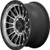 KMC KM542 Impact 16x7 5x110 +30mm Black/Machined Wheel Rim 16" Inch KM54267042530