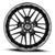 Pinnacle P214 Legacy 22x9 5x120 +30mm Gloss Black/SSL Wheel Rim 22" Inch P2142295120-30GBS