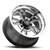 Vision 149 Patriot 15x10 5x5" -25mm Black/Milled/Polished Wheel Rim 15" Inch 149-5173BMPL-25
