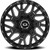 Vision 404 Brawl 20x10 8x6.5" -25mm Black/Milled Wheel Rim 20" Inch 404-20081GBMS-25