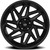 Vision 361 Spyder 20x9 5x150 +12mm Satin Black Wheel Rim 20" Inch 361-2950SB12