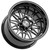 Hostile UTV HF26 Gecko 15x8 6x5.5" +0mm Gloss Black Wheel Rim 15" Inch HF26-1580655044GA