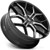 Asanti ABL-38 Monarch Truck 22x9.5 6x135 +38mm Black/Milled Wheel Rim 22" Inch ABL38-22956338BK