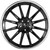 Modern Luxury MLF15 18x8 5x4.5" +35mm Gloss Black/SSL Wheel Rim 18" Inch MLF15-188051143+35GBSL