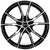 Kalon 202 Pyro 18x8 5x108/5x115 +40mm Black/Machined Wheel Rim 18" Inch 202AB-1880CG40