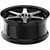 Spec-1 SPT-33 15x9 4x100/4x4.5" +15mm Black/Machined Wheel Rim 15" Inch SPT-33159915BM