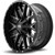 HardRock H700 Affliction 20x10 6x5.5" -19mm Black/Milled Wheel Rim 20" Inch H700-201084119GBM