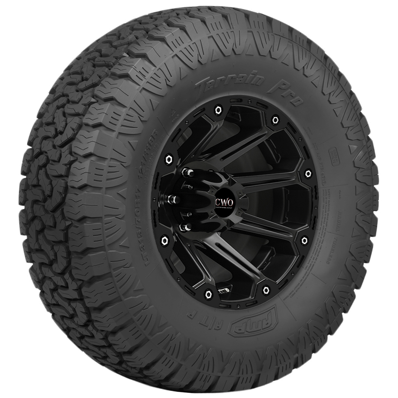 Amp Tires Terrain Pro A/T Tire LT275/70R18 275-7018AMP/CA2