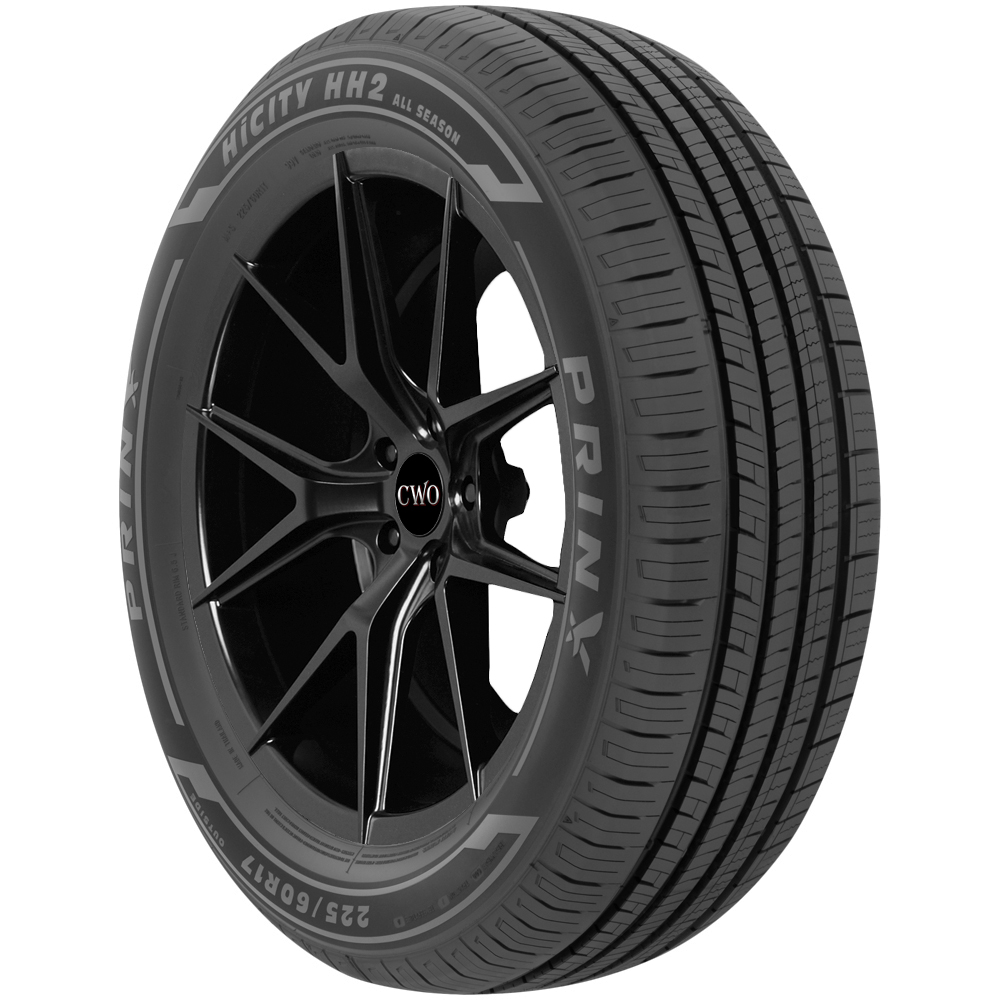 Prinx HiCity HH2 All-Season Tire - 205/60R16 92V Fits: 2010-12 Ford Fusion S, 2015-17 Kia Soul LX, Black