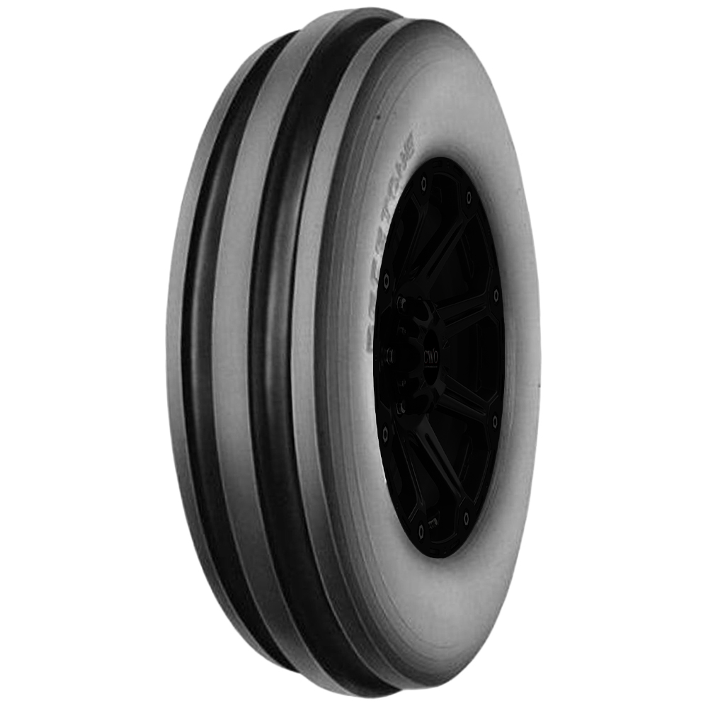 11-16 BKT F2 3 Rib Implement Load Range D Black Wall Tire 94055111 - ShopCWO