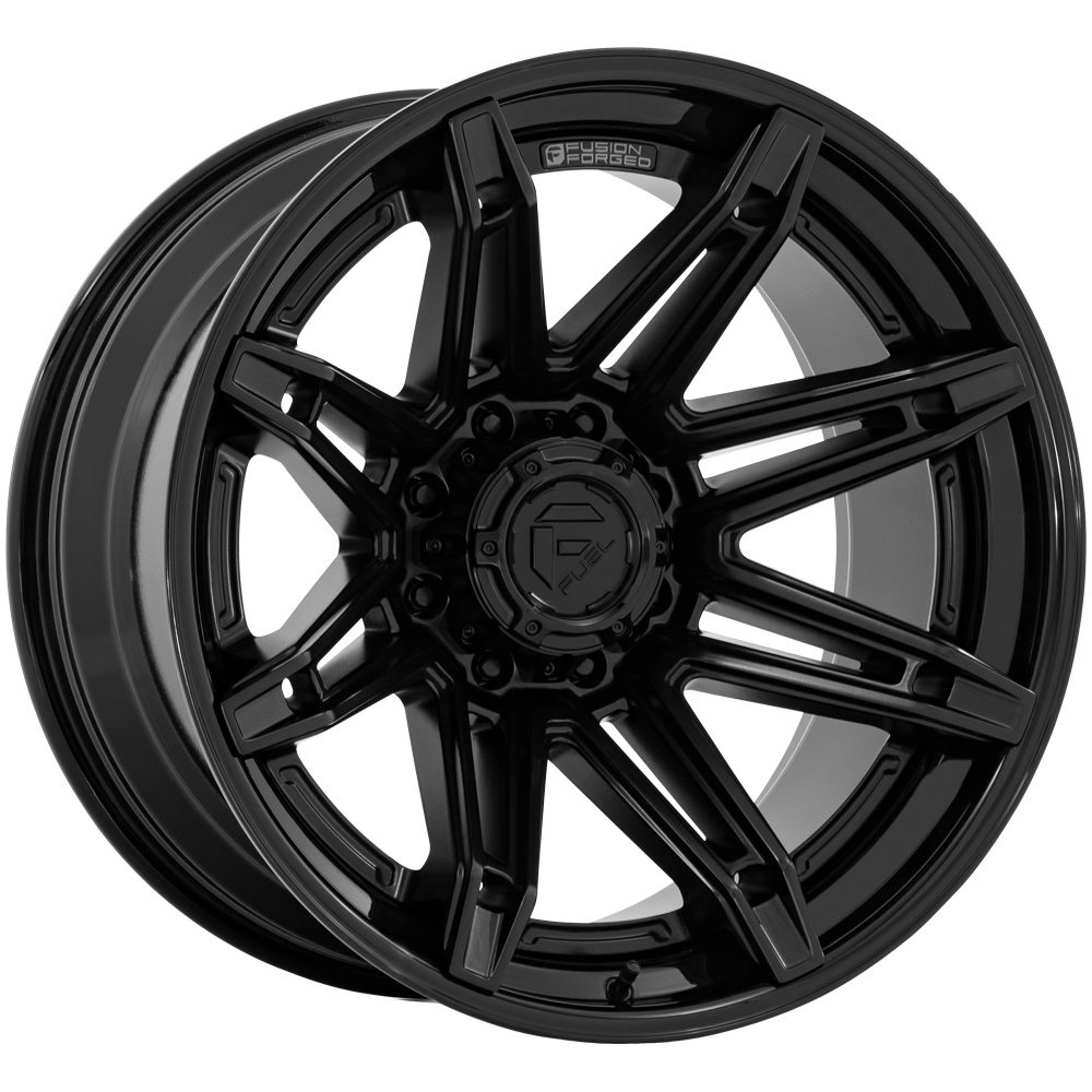 Fuel Fusion Forged FC401 Brawl 22x10 6x5.5 Double Black Wheel Rim 22 Inch  FC401MX22106818N