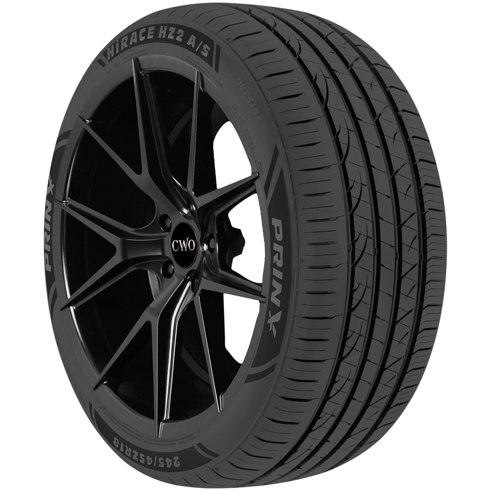 265/30R19 Prinx HiRace HZ2 A/S 93Y XL Black Wall Tire 3147250907 