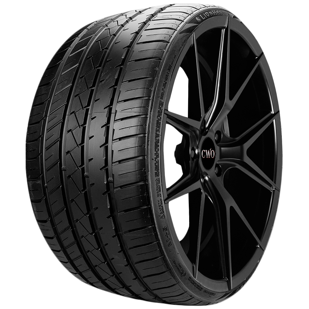 ヒロ☆ 255/30ZR21 Lionhart LH-Five 93W XL Black Wall Tire