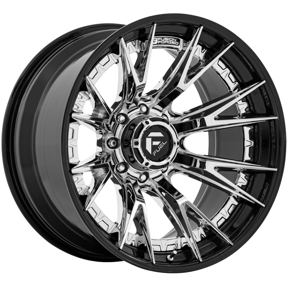 Chrome BURANⅢ XRF Fuel Catalyst 22x12 8x170 -44 Chrome/Black FC402PB22128744N