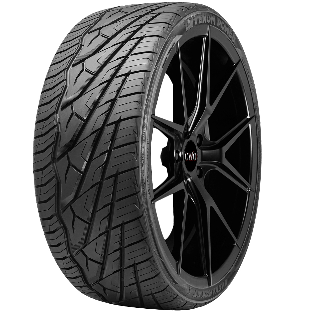 255/30ZR24 Venom Power Ragnarok GTS 97W XL Black Wall Tire