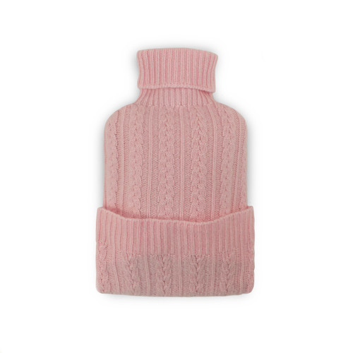 Cashmere Hot Water Bottle, Pink