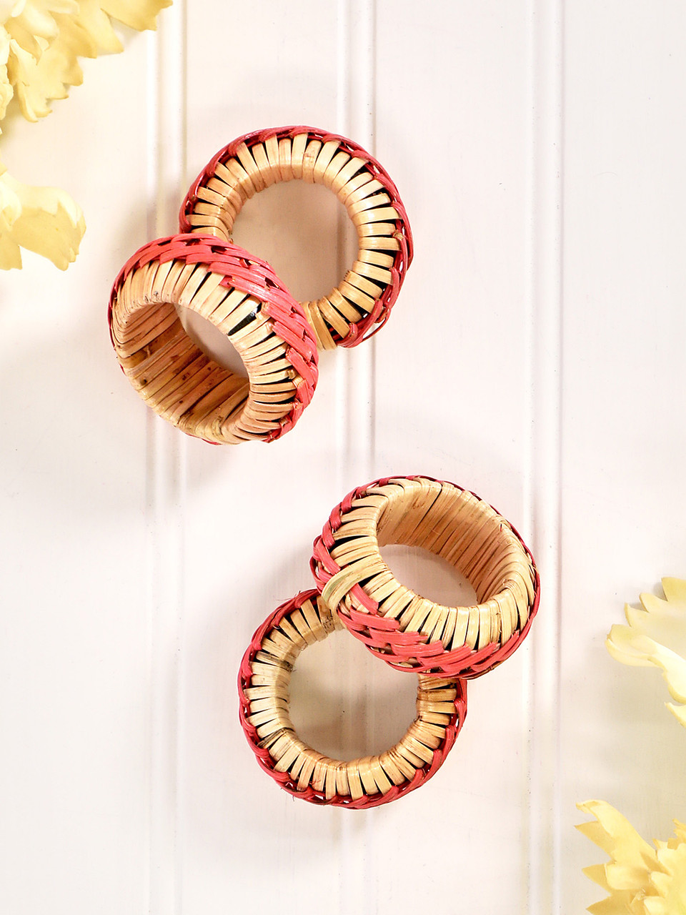 April Cornell Rory Rattan Napkin Ring