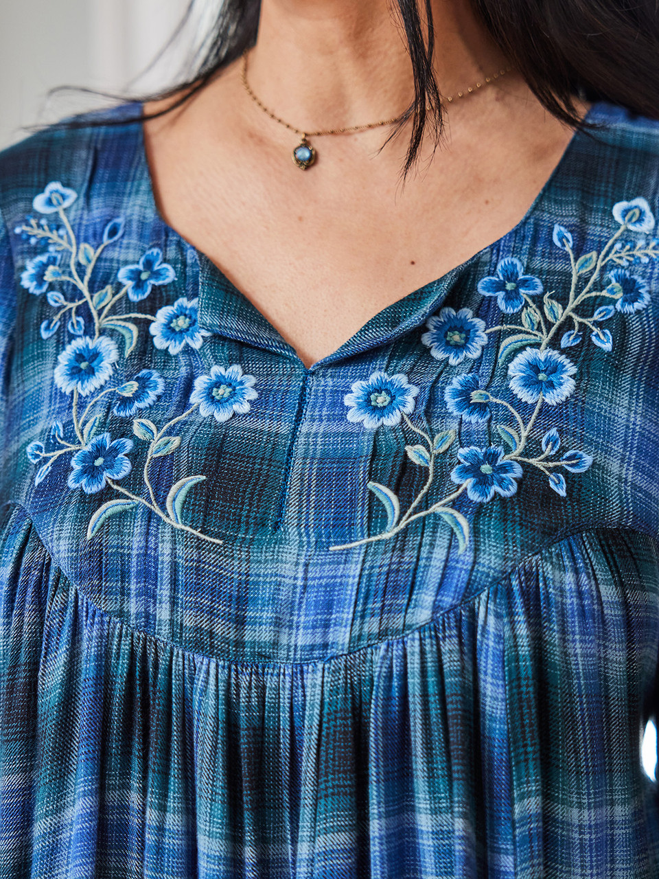 Windsor Check Dress | Shop Beautiful Designs by April Cornell - Canada