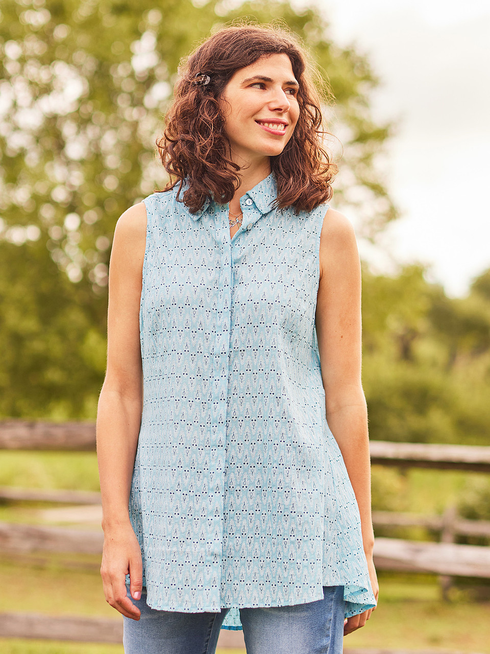 Mila Sleeveless Tunic | Shop Beautiful Designs by April Cornell