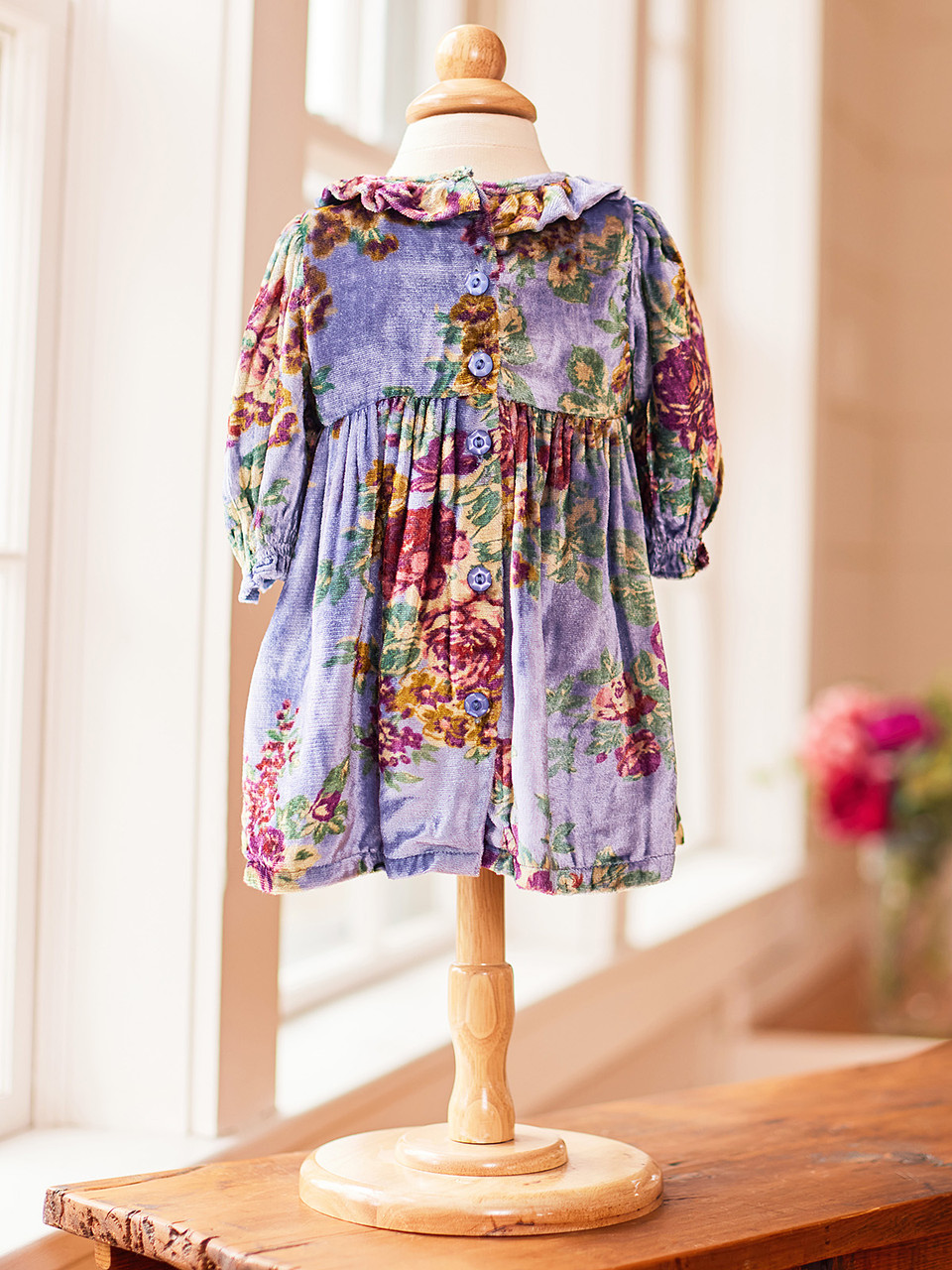 Claudette Velvet Baby Dress Shop Beautiful Designs by April